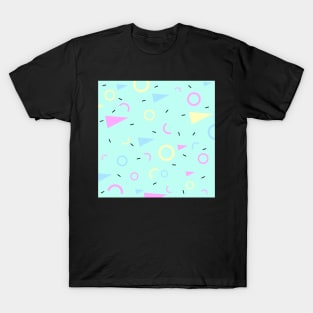 Memphis 80s Pastel Pattern T-Shirt